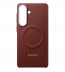 Husa pentru Galaxy S26+, Carbon Magnet Case, Coral Red