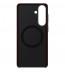 Husa pentru Galaxy S26+, Carbon Magnet Case, Coral Red