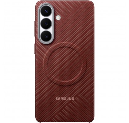 Husa pentru Galaxy S26+, Carbon Magnet Case, Coral Red