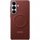 Husa pentru Galaxy S26+, Carbon Magnet Case, Coral Red