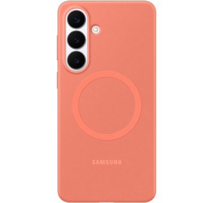 Husa pentru Galaxy S26+, Silicone Magnet Case, Coralred