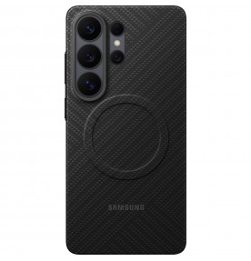 Husa pentru Galaxy S26 Ultra, Carbon Magnet Case, Black