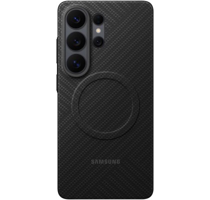 Husa pentru Galaxy S26 Ultra, Carbon Magnet Case, Black