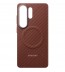 Husa pentru Galaxy S26 Ultra, Carbon Magnet Case, Coral Red