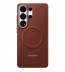 Husa pentru Galaxy S26 Ultra, Carbon Magnet Case, Coral Red