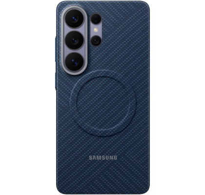 Husa pentru Galaxy S26 Ultra, Carbon Magnet Case, Dark Blue