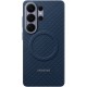 Husa pentru Galaxy S26 Ultra, Carbon Magnet Case, Dark Blue