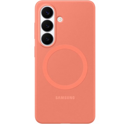 Husa pentru Galaxy S26, Silicone Magnet Case, Coralred
