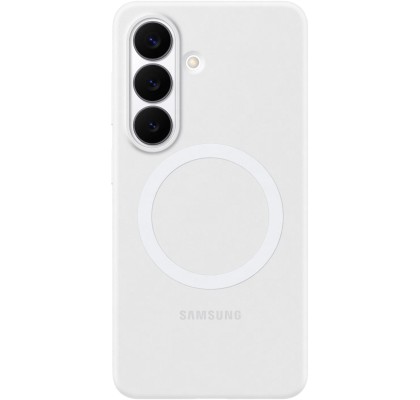 Husa pentru Galaxy S26, Silicone Magnet Case, White