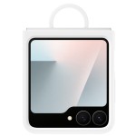 Husa Silicone Case pentru Samsung Galaxy Z Flip7 FE | Z Flip6, White