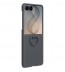 Husa pentru Galaxy Z Flip8, Silicone Ring Magnet Case, Black
