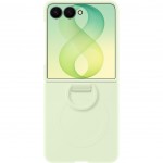 Husa pentru Galaxy Z Flip8, Silicone Ring Magnet Case, Mint
