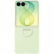 Husa pentru Galaxy Z Flip8, Silicone Ring Magnet Case, Mint