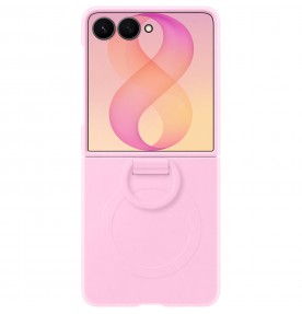 Husa pentru Galaxy Z Flip8, Silicone Ring Magnet Case, Violet