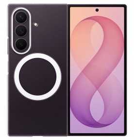 Husa pentru Galaxy Z Fold8 Ultra, Clear Magnet Case, Transparent