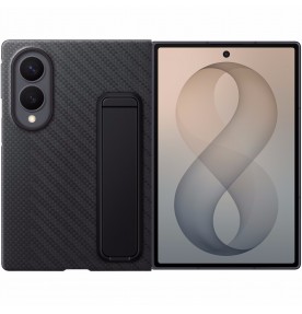 Husa pentru Galaxy Z Fold8, Carbon Standing Case, Black
