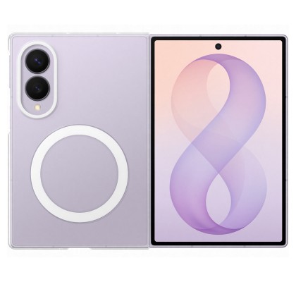 Husa pentru Galaxy Z Fold8, Clear Magnet Case, Transparent