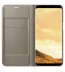 Husa LED View Cover pentru Samsung Galaxy S8, Gold