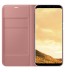 Husa LED View Cover pentru Samsung Galaxy S8, Pink