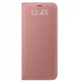 Husa LED View Cover pentru Samsung Galaxy S8, Pink