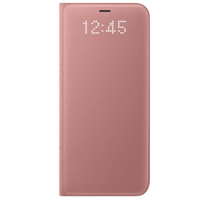 Husa LED View Cover pentru Samsung Galaxy S8, Pink