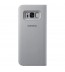 Husa LED View Cover pentru Samsung Galaxy S8, Silver