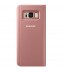Husa Clear View Standing Cover Samsung Galaxy S8, Pink