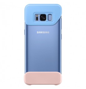 Husa 2 Piece Cover Samsung Galaxy S8 G950, Blue si Peach
