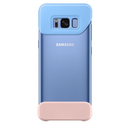 Husa 2 Piece Cover Samsung Galaxy S8 G950, Blue si Peach