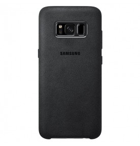 Husa Alcantara Cover pentru Samsung Galaxy S8 Plus, Silver Gray