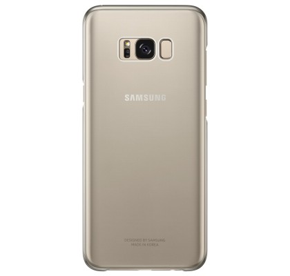 Husa Protective Cover Clear Samsung Galaxy S8 Plus, Gold