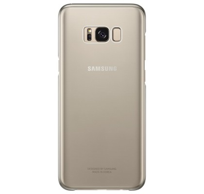 Husa Protective Cover Clear Samsung Galaxy S8 Plus, Gold