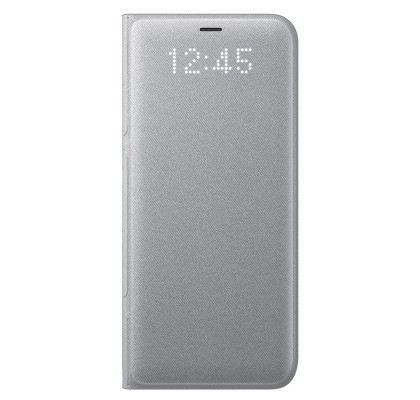 Husa LED View Cover pentru Samsung Galaxy S8 Plus, Silver