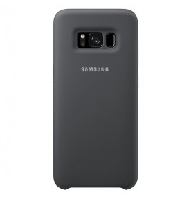 Husa Silicone Cover pentru Samsung Galaxy S8 Plus, Silver