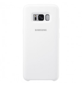 Husa Silicone Cover pentru Samsung Galaxy S8 Plus, White