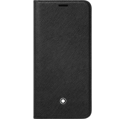 Husa Flip Wallet Montblanc Sartorial pentru Samsung Galaxy S9, Black