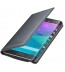 Husa Flip Wallet Cover Galaxy Note Edge N915 Charcoal Black