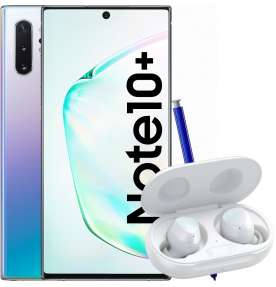 Pachet PROMO Samsung: Galaxy Note 10+, 256GB, 4G, Glow & Galaxy Buds+, White