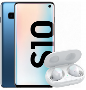 Pachet PROMO Samsung: Galaxy S10, 128GB, Blue & Galaxy Buds+, White