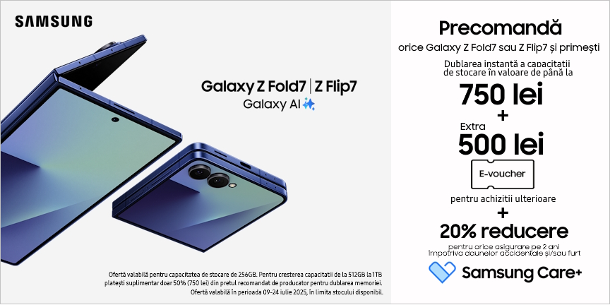 precomanda Galaxy Z Fold7 | Z Flip7