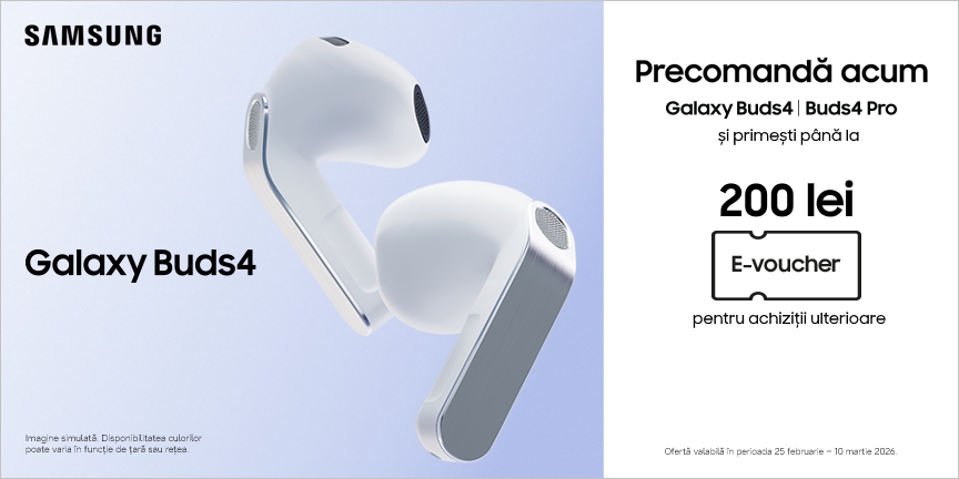 precomanda Galaxy Buds4 | Buds4 Pro