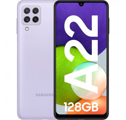 Samsung Galaxy A22, 4G, 128GB, 4GB RAM, Dual SIM, Violet