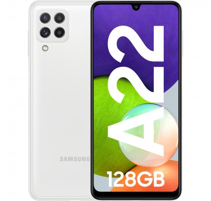 Samsung Galaxy A22, 4G, 128GB, 4GB RAM, Dual SIM, White