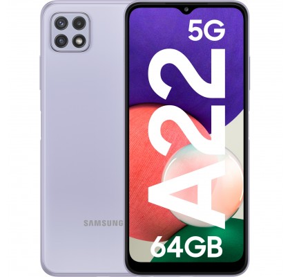 Samsung Galaxy A22, 5G, 64GB, 4GB RAM, Dual SIM, Violet