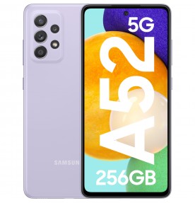 Samsung Galaxy A52 (2021), 256GB, 8GB RAM, Dual SIM, 5G, Violet