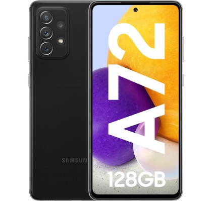 Samsung Galaxy A72 (2021), 128GB, 6GB RAM, Dual SIM, 4G, Black