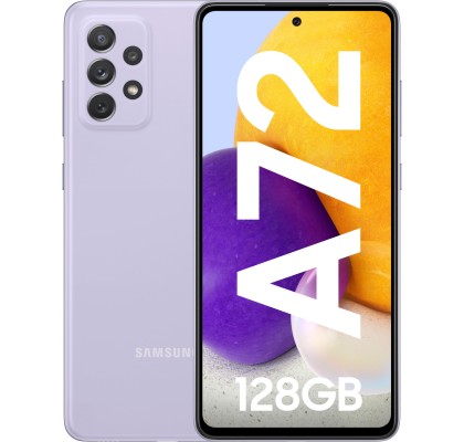 Samsung Galaxy A72 (2021), 128GB, 6GB RAM, Dual SIM, 4G, Violet