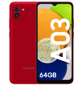 Samsung Galaxy A03, 4G, 64GB, 4GB RAM, Dual SIM, Red