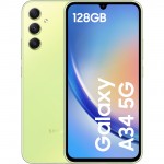 Samsung Galaxy A34, 5G, 128GB, 6GB RAM, Dual SIM, Light Green