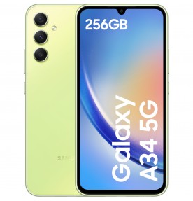 Samsung Galaxy A34, 5G, 256GB, 8GB RAM, Dual SIM, Light Green